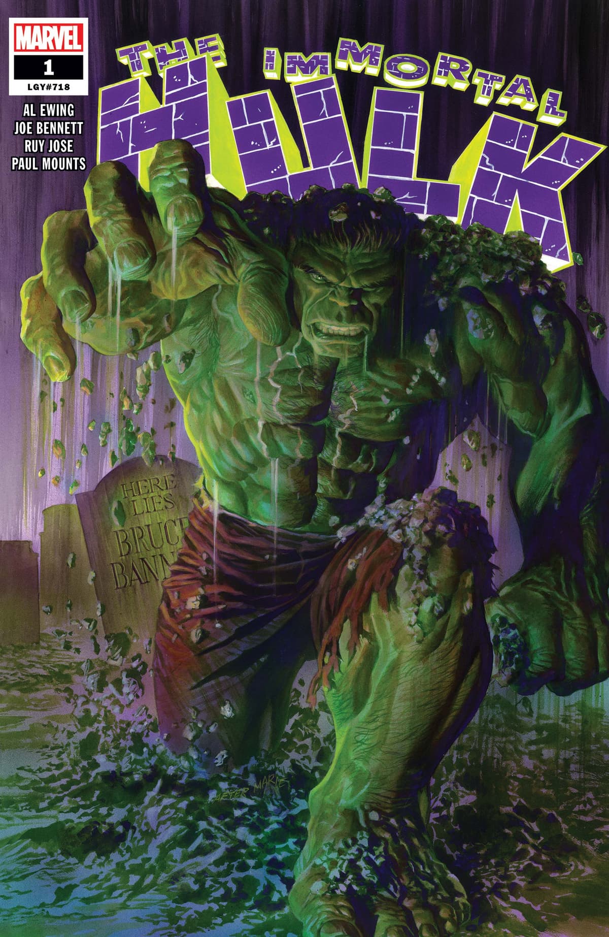 Immortal Hulk #1 cover