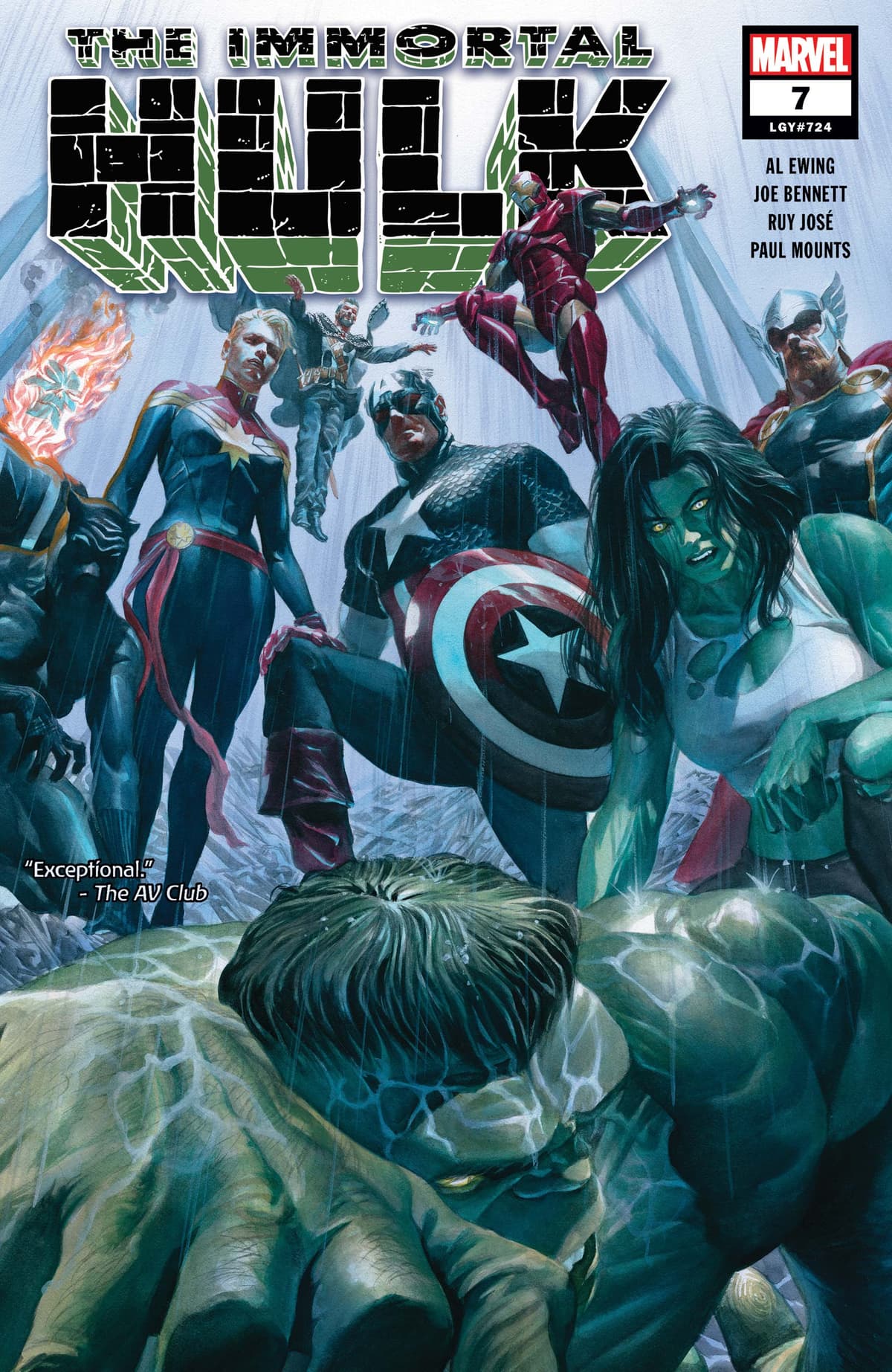 Immortal Hulk #7 cover