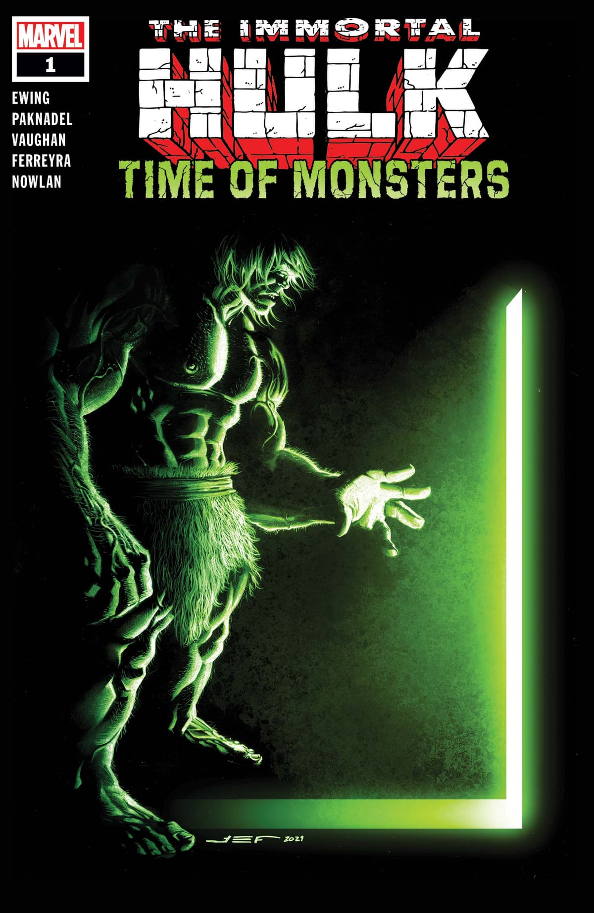 The Immortal Hulk: Time of Monsters #1 cover