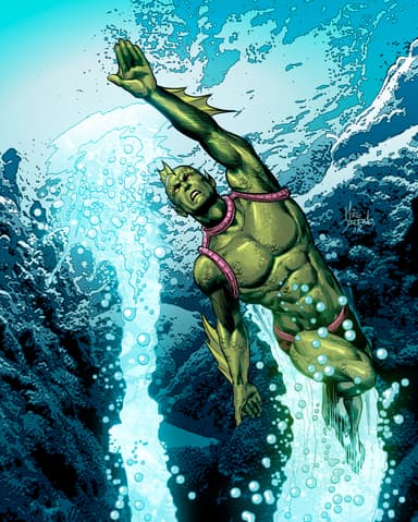 Triton (DC) character portrait