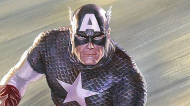Captain America character portrait