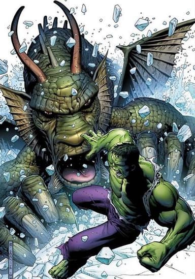 Fin Fang Foom character portrait