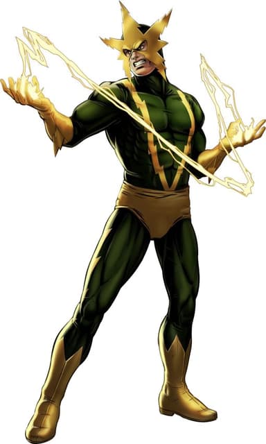 Electro character portrait