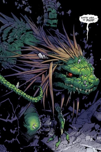 Lizard character portrait