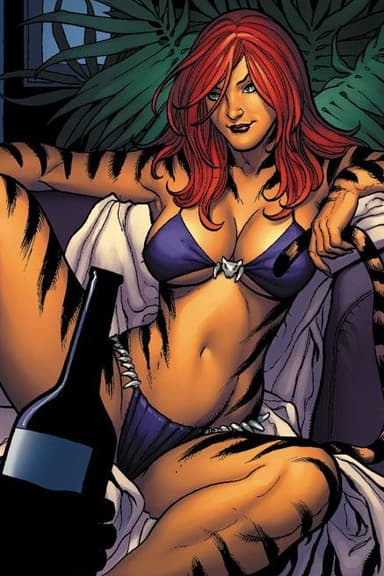 Tigra character portrait