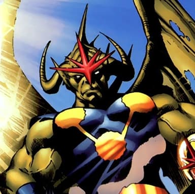 Fraktur character portrait