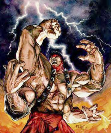 Forearm character portrait