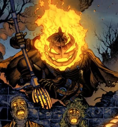 Jack O'Lantern character portrait