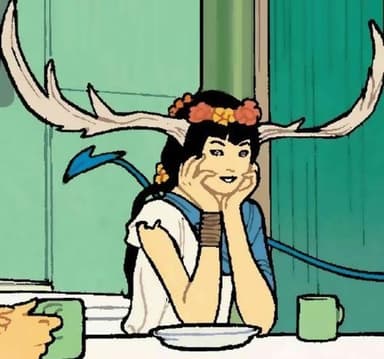 Nature Girl character portrait