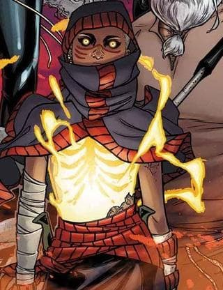 Khora of the Burning Heart character portrait