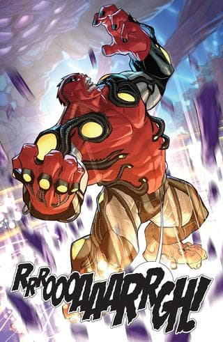 Red Hulk 2099 character portrait