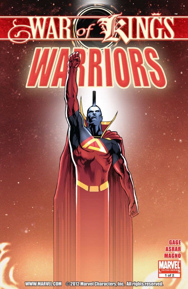 War of Kings: Warriors #1 cover