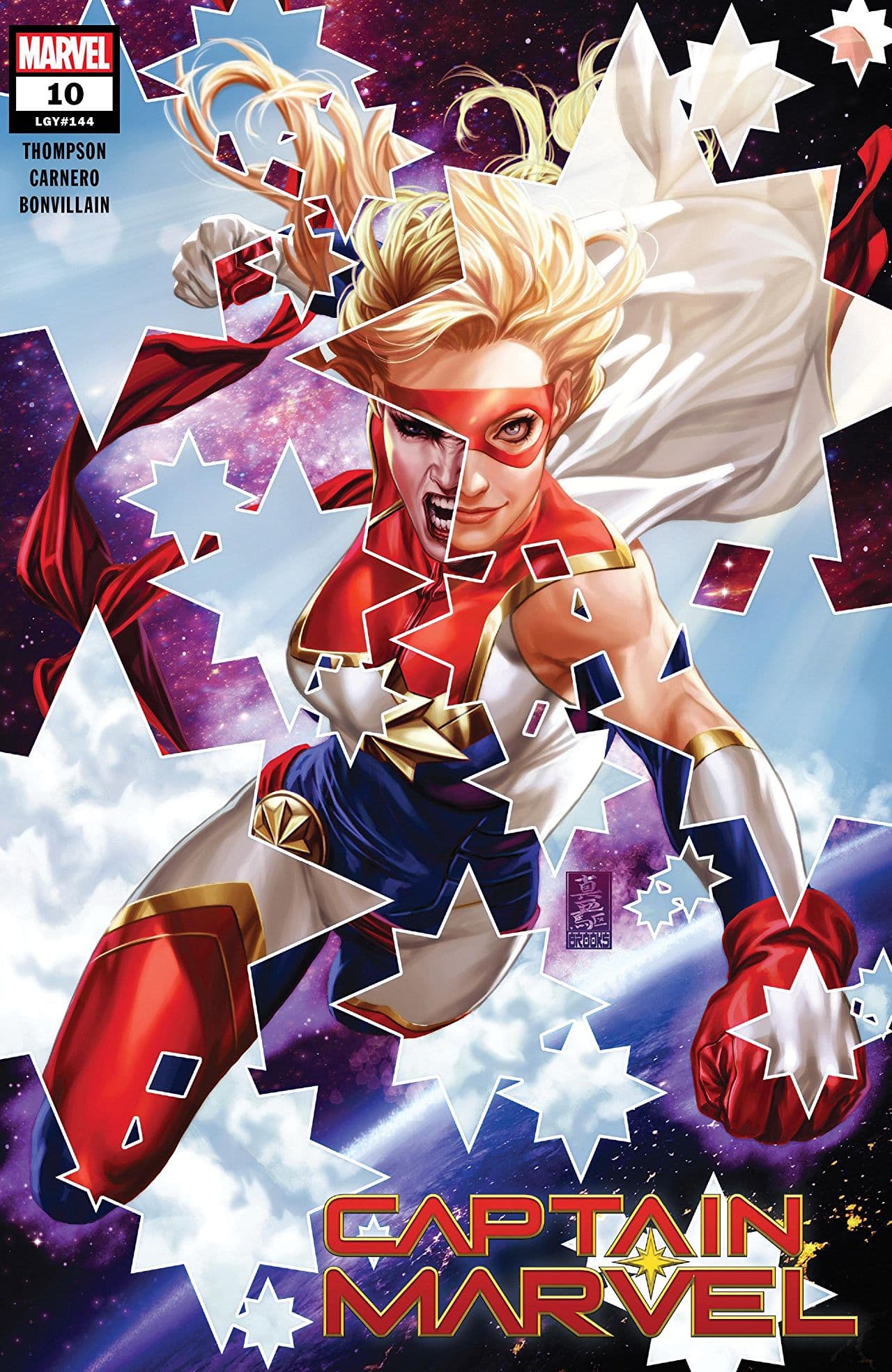 Captain Marvel #10 cover