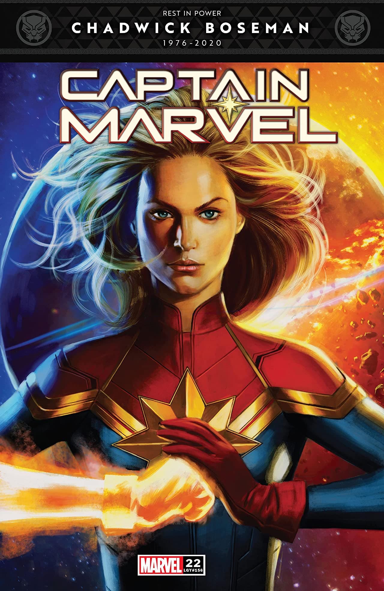 Captain Marvel #22 cover