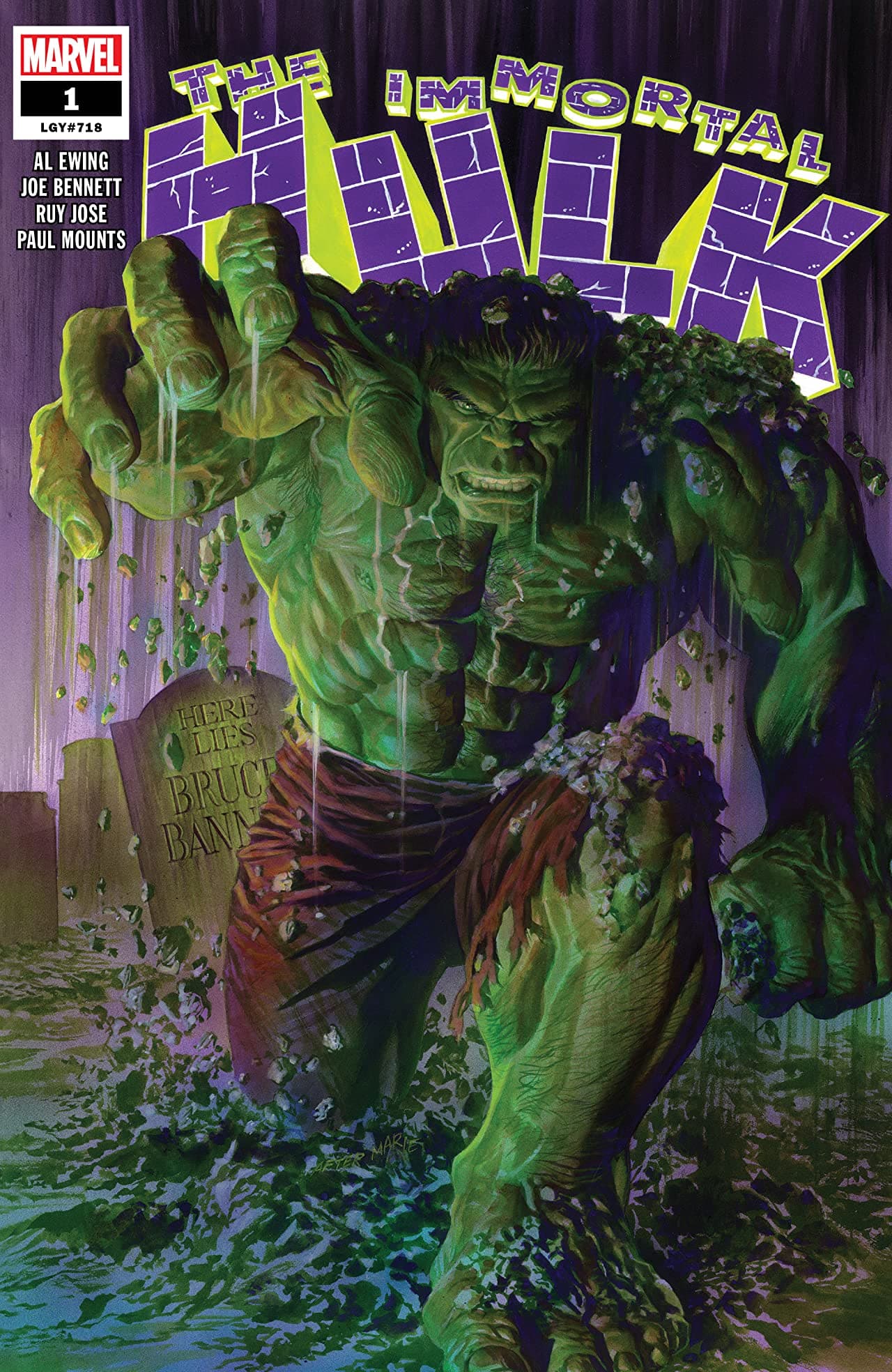 Immortal Hulk #1 cover