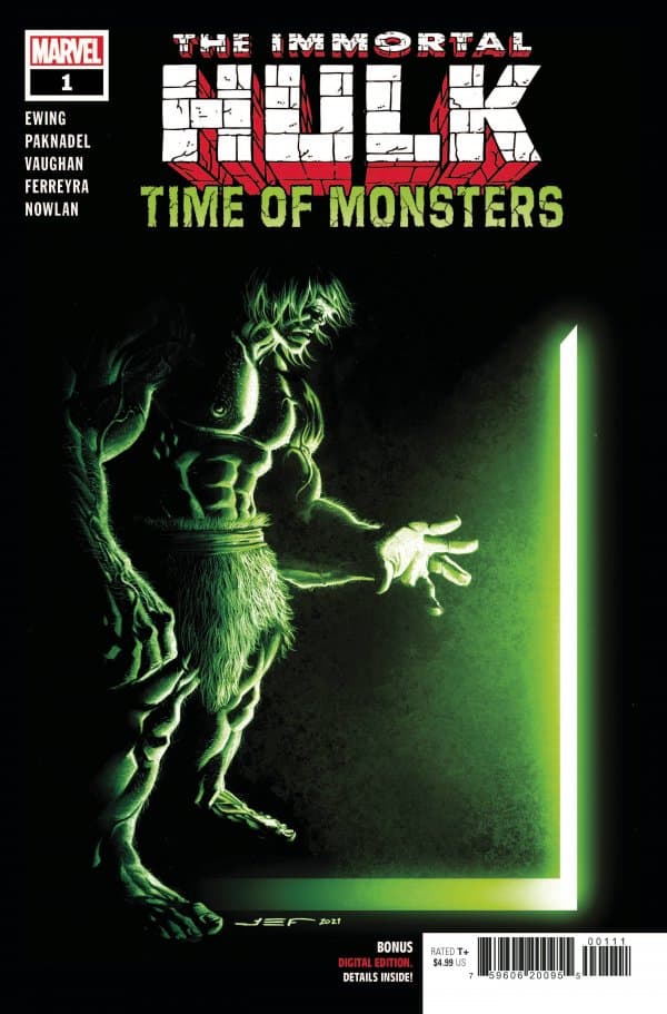The Immortal Hulk: Time of Monsters #1 cover