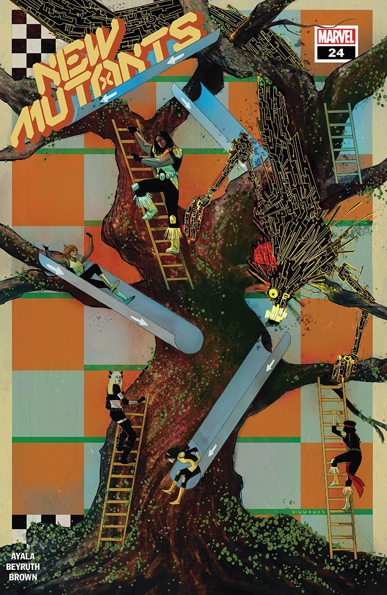 New Mutants #24 cover
