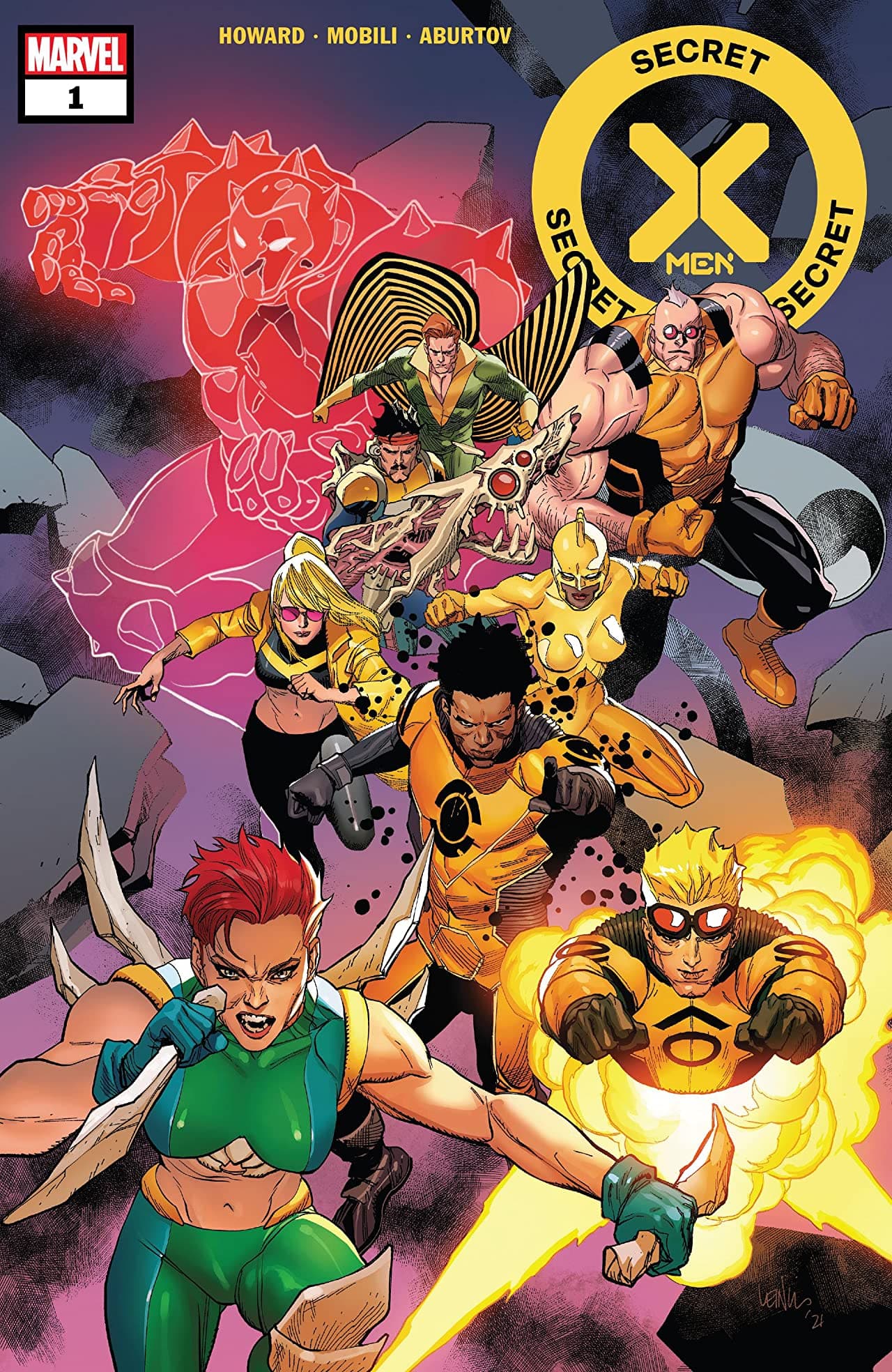 The Secret X-Men #1 cover