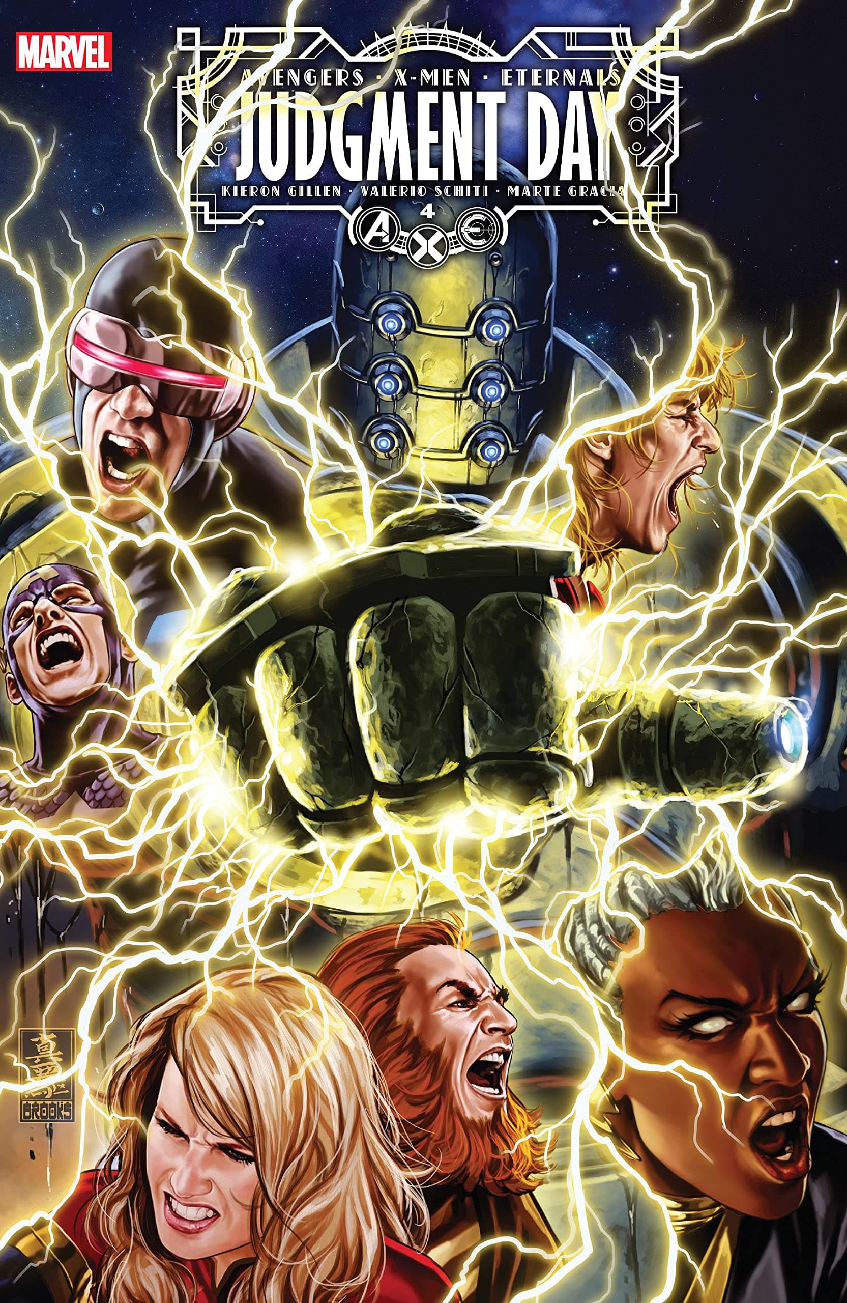 A.X.E.: Judgment Day #4 cover