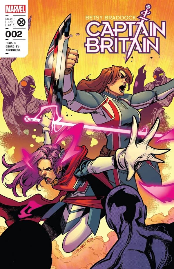 Betsy Braddock: Captain Britain #2 cover