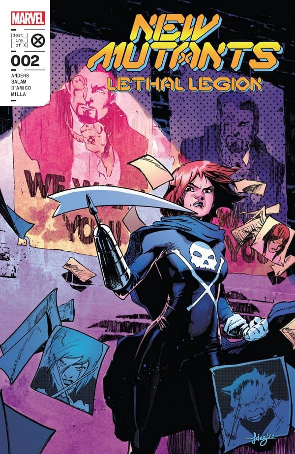 New Mutants Lethal Legion #2 cover