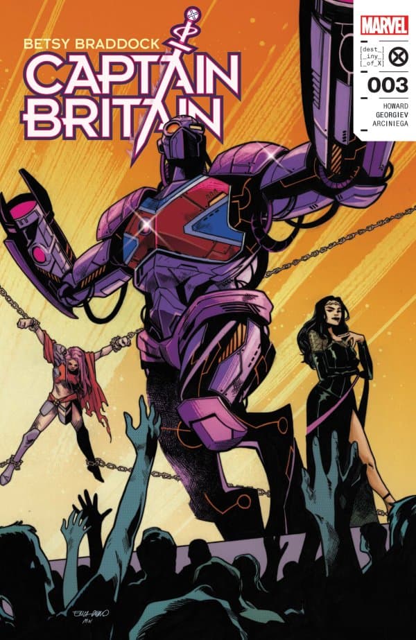 Betsy Braddock: Captain Britain #3 cover