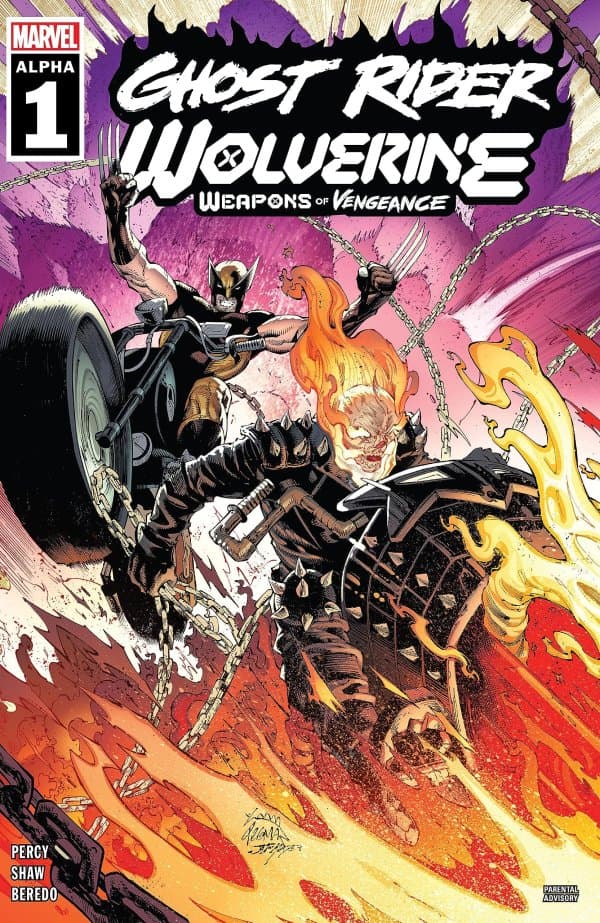 Ghost Rider / Wolverine: Weapons of Vengeance - Alpha #1 cover