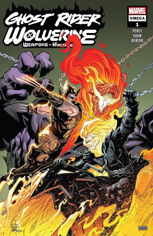 Ghost Rider / Wolverine: Weapons of Vengeance - Omega #1 cover