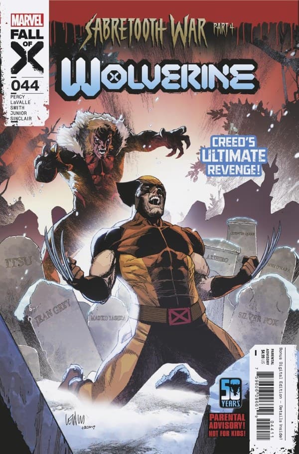 Wolverine #44 cover