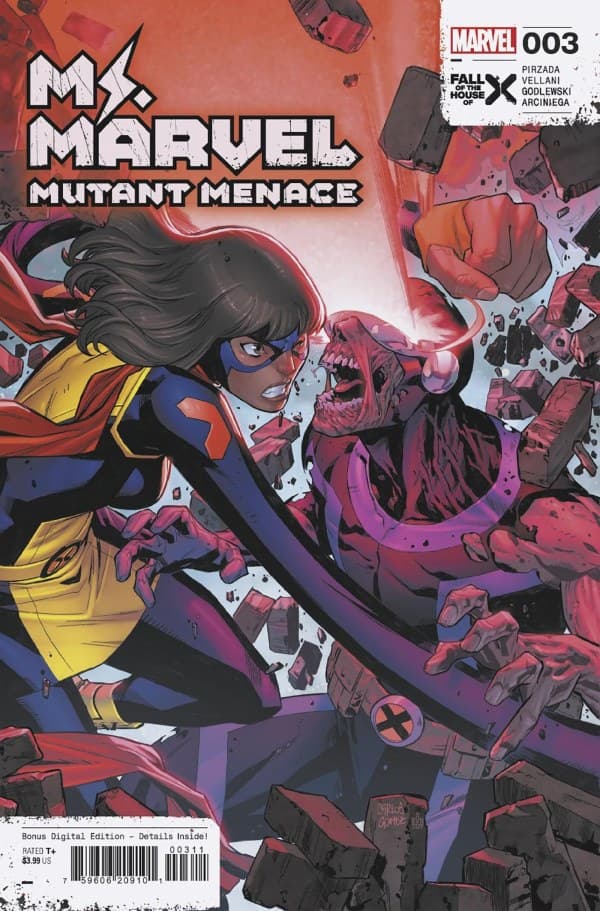 Ms. Marvel: Mutant Menace #3 cover