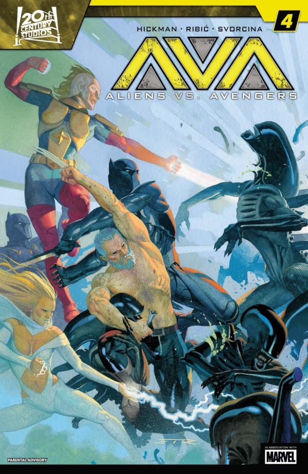 Aliens vs. Avengers #4 cover