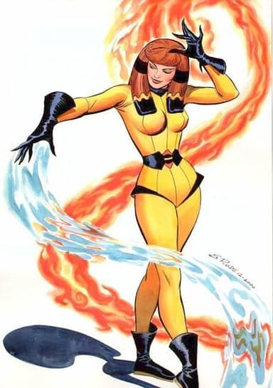 Crystal character portrait