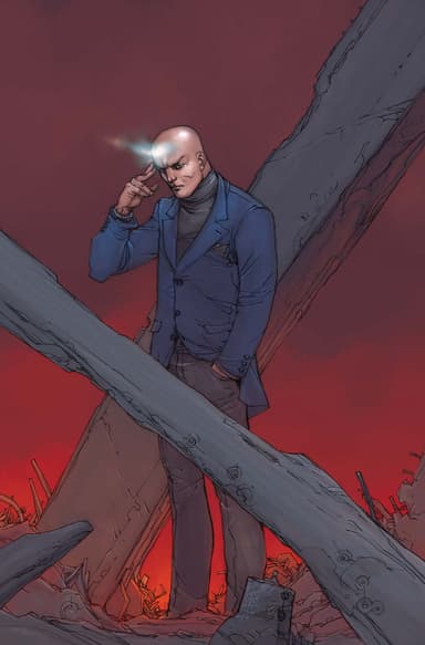 Professor X character portrait