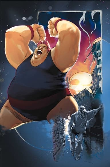 Blob character portrait