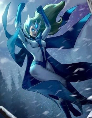 Snowbird character portrait