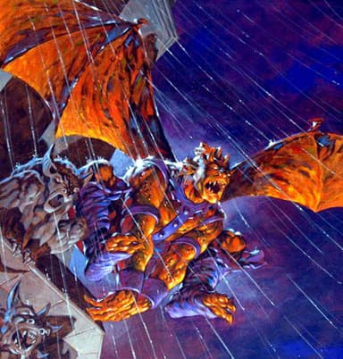 Gargoyle character portrait