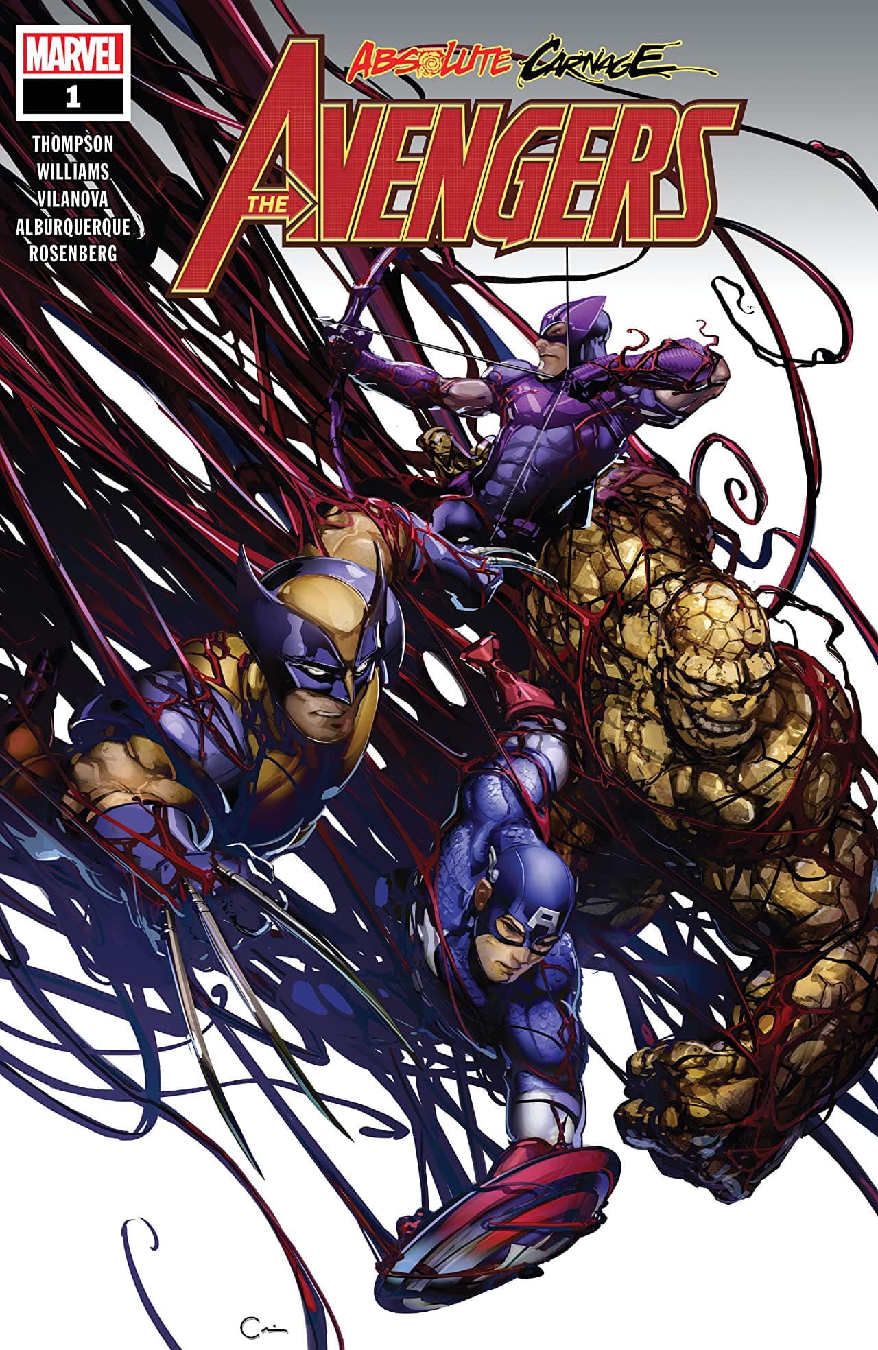 Absolute Carnage: Avengers #1 cover