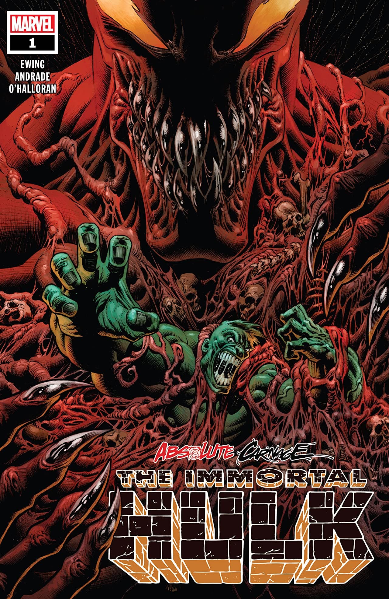 Absolute Carnage: Immortal Hulk #1 cover